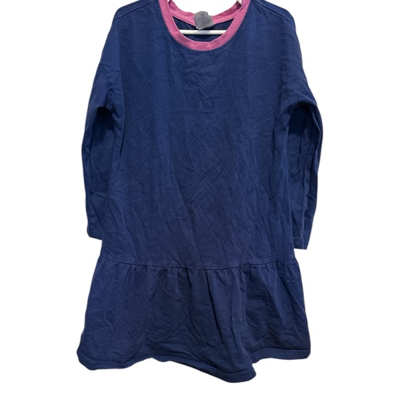 Hanna Andersson Other - Hanna Andersson Navy and Pink Long Sleeve Dress